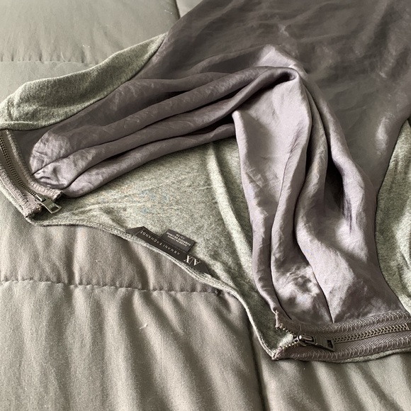 Armani Exchange:  XS grey flowy scoop neck top - Picture 4 of 4